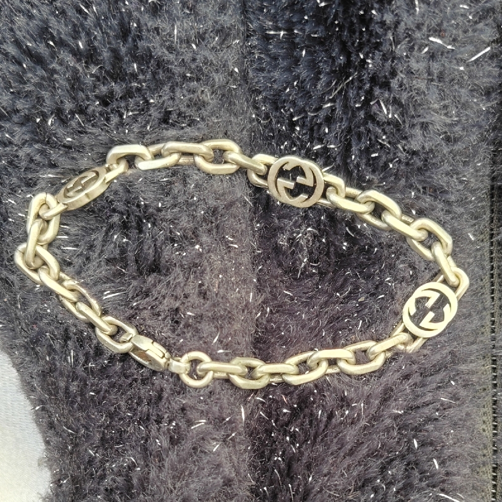 Gucci Silver Chain Bracelet